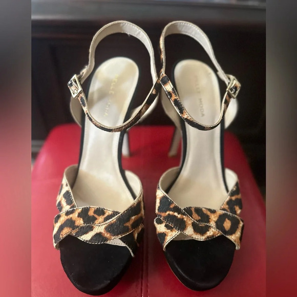 Pelle Moda Danielle Platform Sandal Size 9.5.‎ - Picture 1 of 11